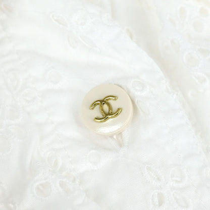 Chanel Blouse Shirt White