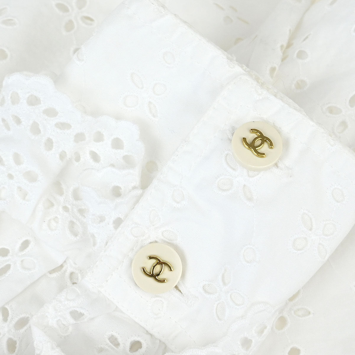 Chanel Blouse Shirt White