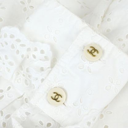 Chanel Blouse Shirt White