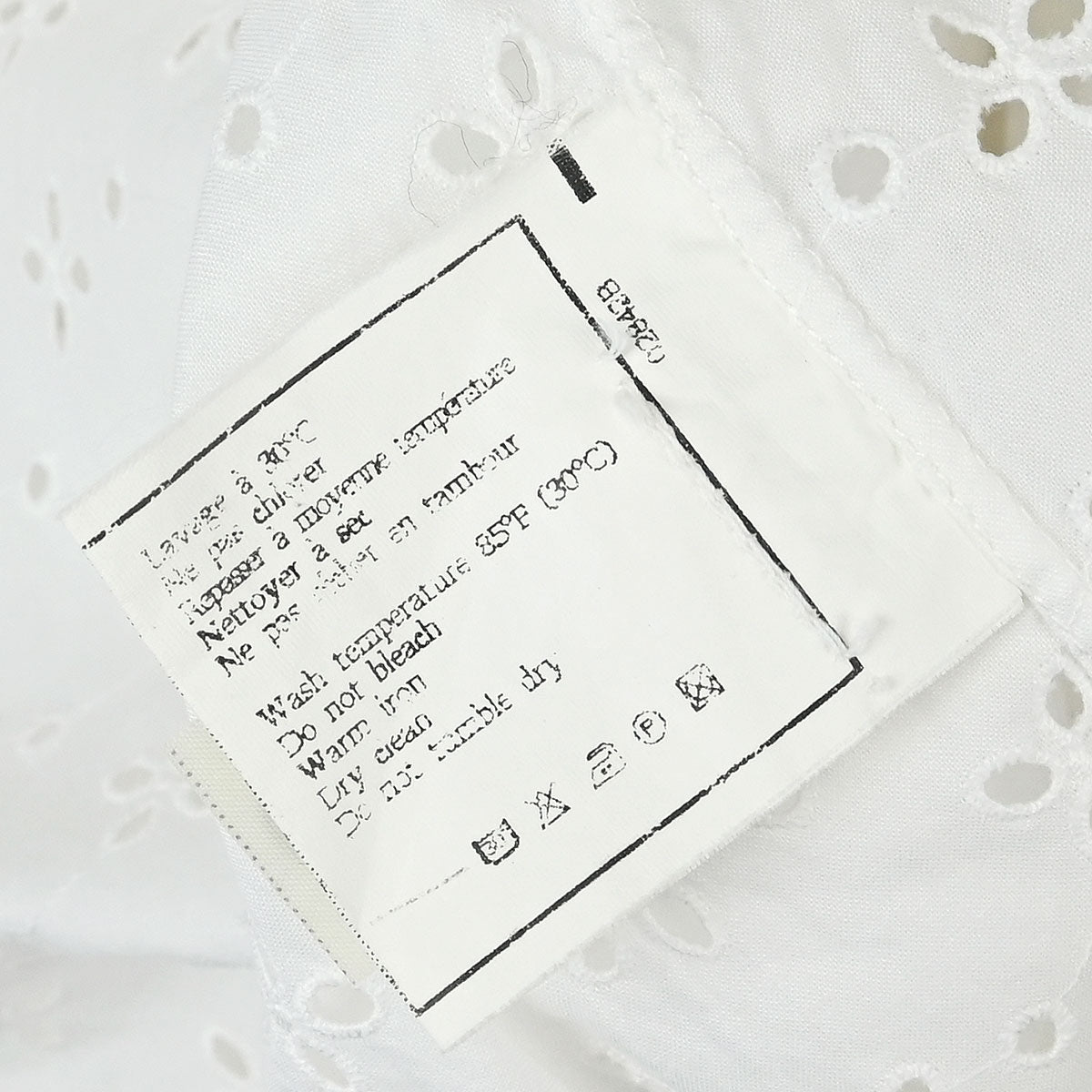 Chanel Blouse Shirt White