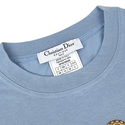 Christian Dior 2003 Short Sleeve T-shirt Top Blue #38