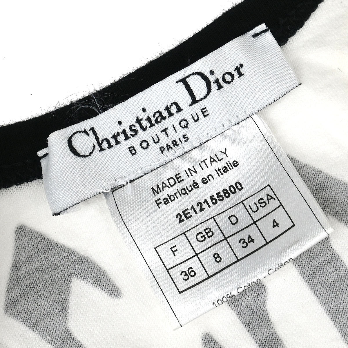 Christian Dior 2002 Gothic Logo Tank Top #36