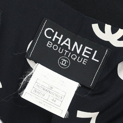 Chanel 1997 Single Breasted Jacket Black #44