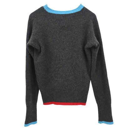 Chanel Sweater Knit Top Gray