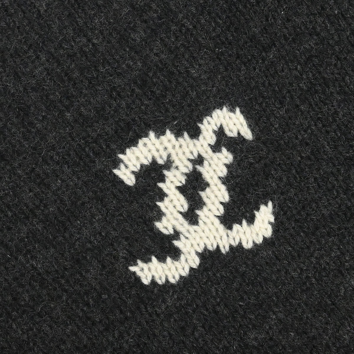 Chanel Sweater Knit Top Gray