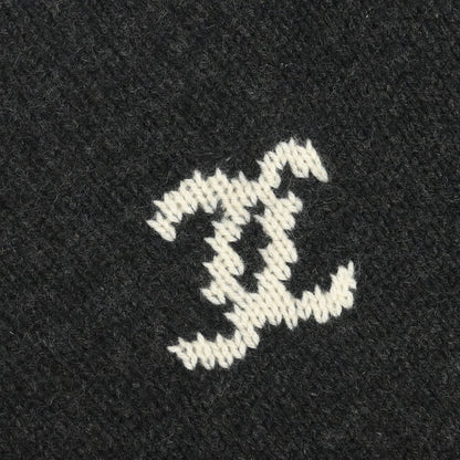 Chanel Sweater Knit Top Gray