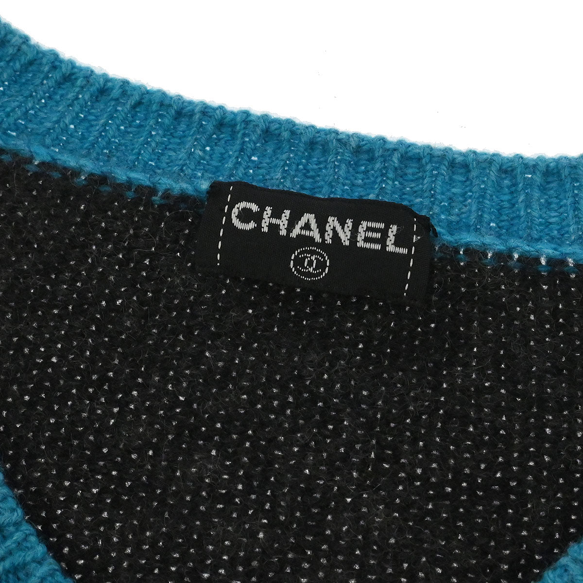 Chanel Sweater Knit Top Gray