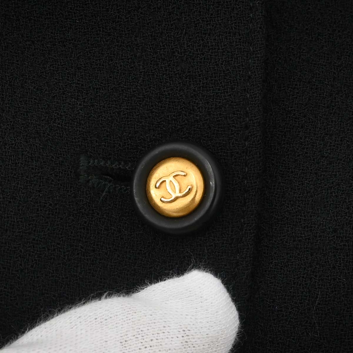 Chanel 1996 Setup Suit Jacket Skirt Black #38