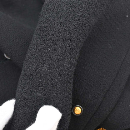 Chanel 1996 Setup Suit Jacket Skirt Black #38