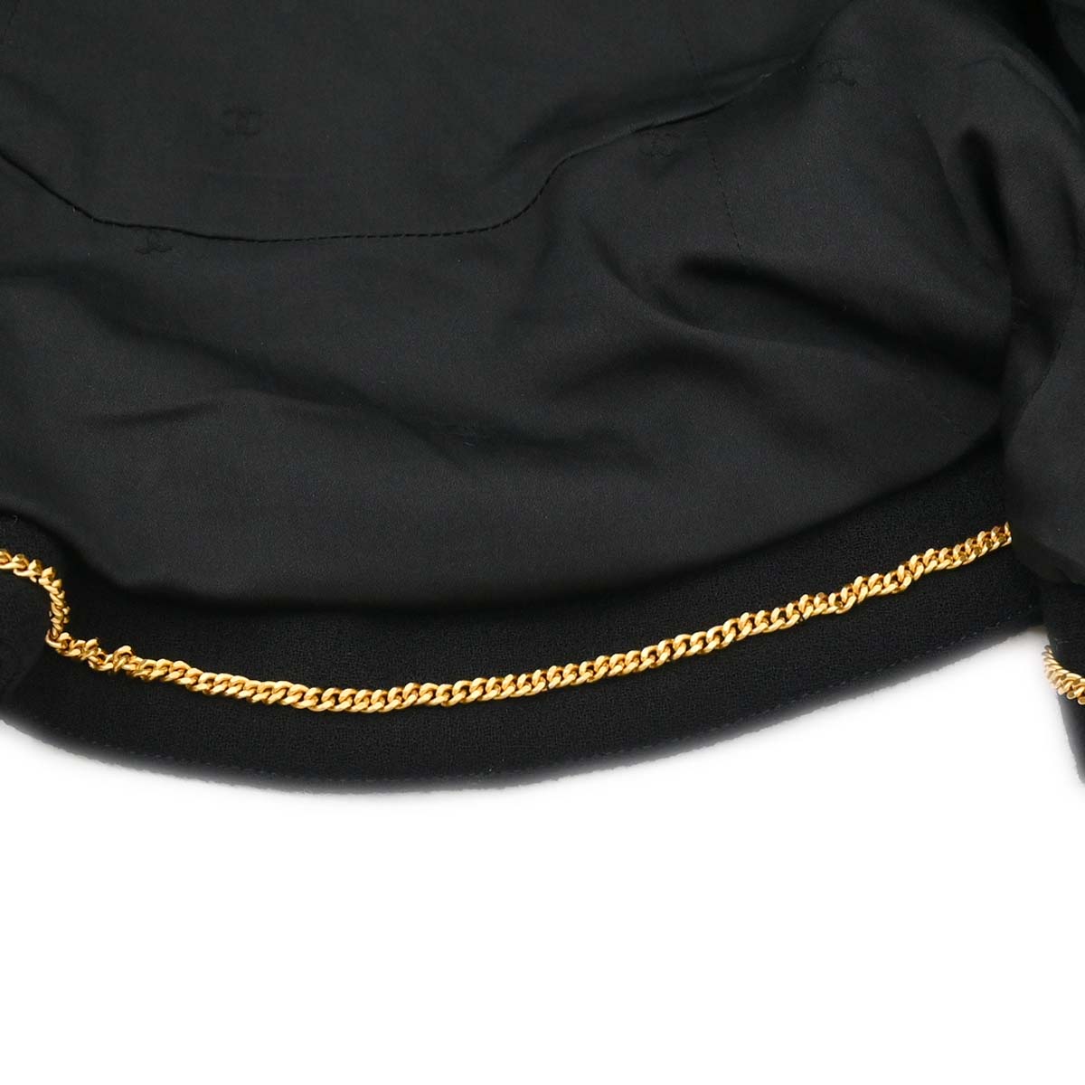 Chanel 1996 Setup Suit Jacket Skirt Black #38
