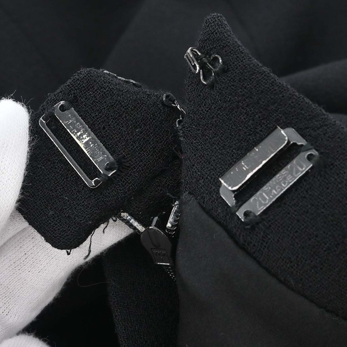 Chanel 1996 Setup Suit Jacket Skirt Black #38