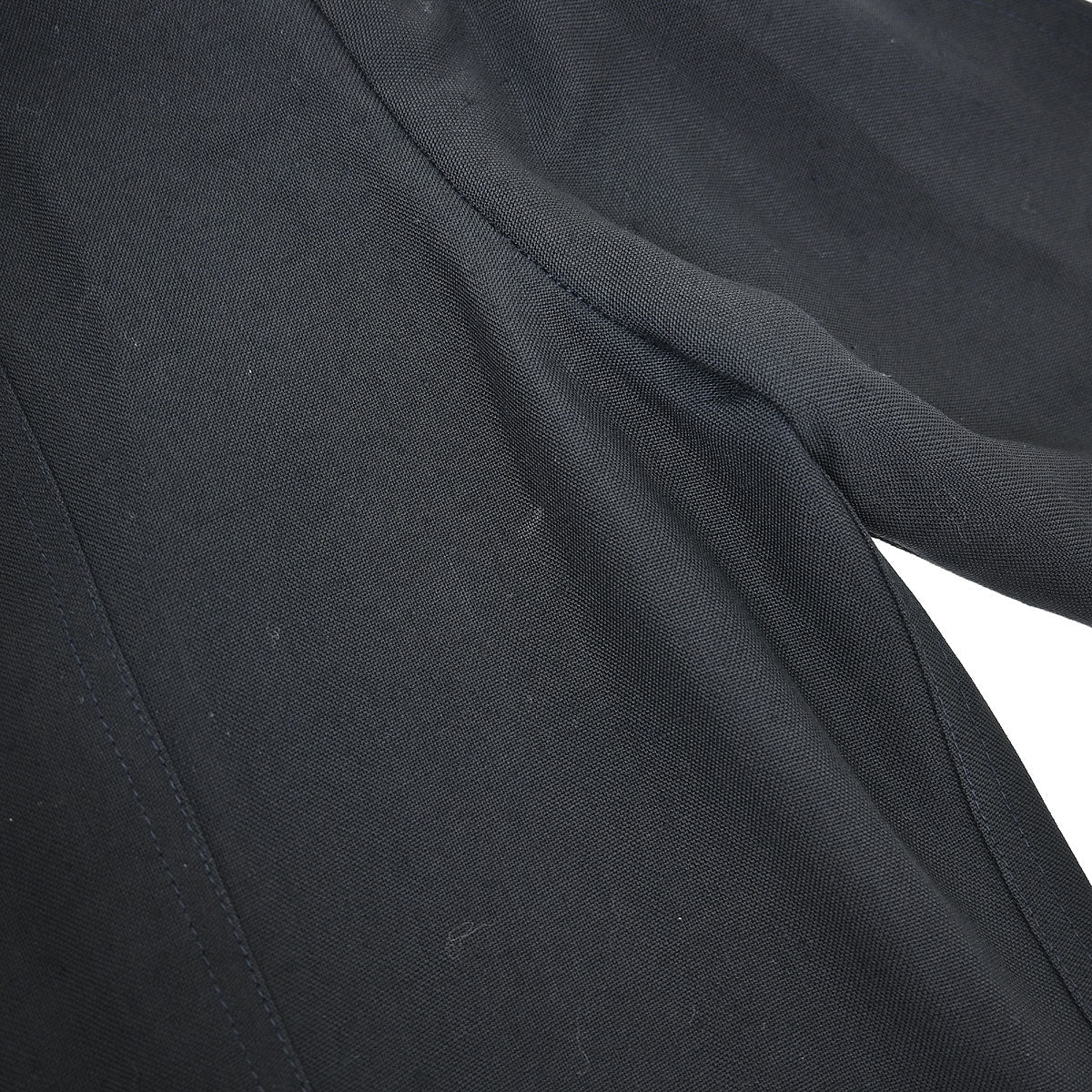 Chanel Colorless Long Coat Black