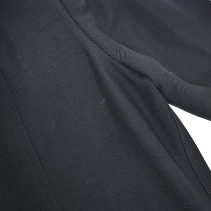 Chanel Colorless Long Coat Black