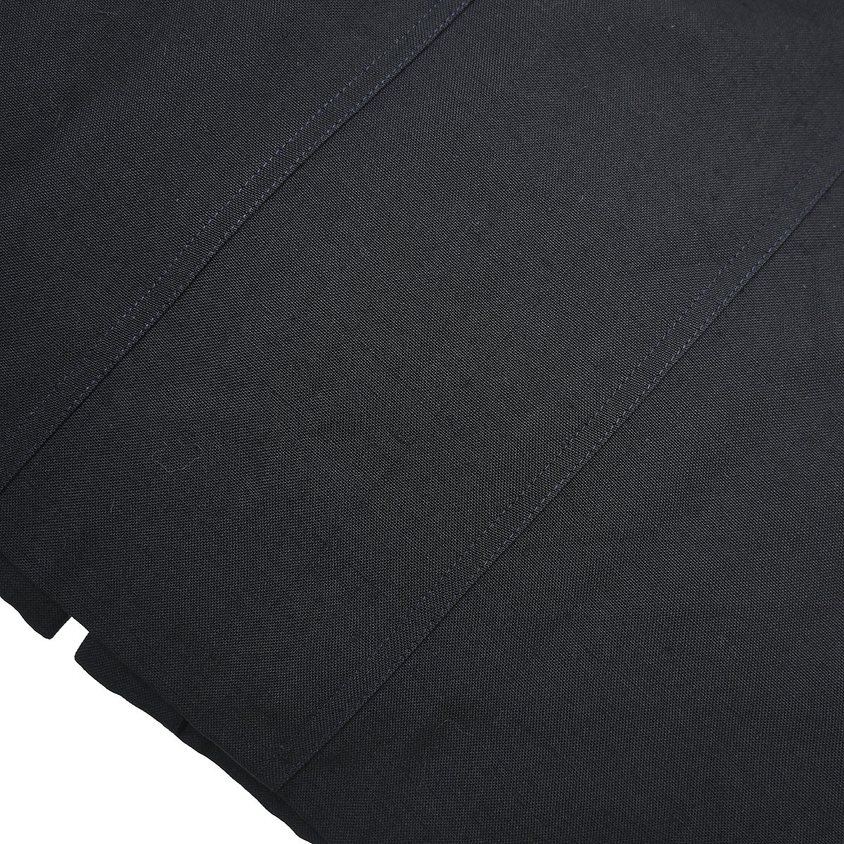 Chanel Colorless Long Coat Black