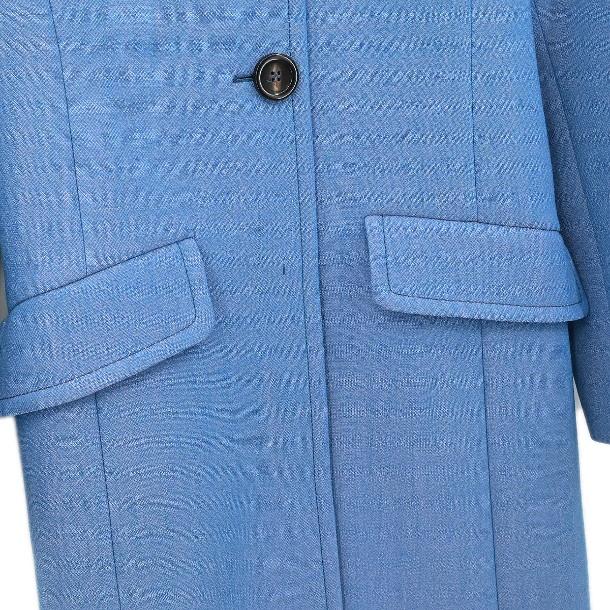 Miu Miu 2014 Single Breasted Coat Blue #38