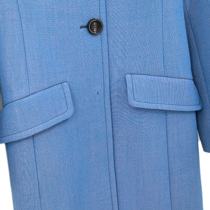 Miu Miu 2014 Single Breasted Coat Blue #38