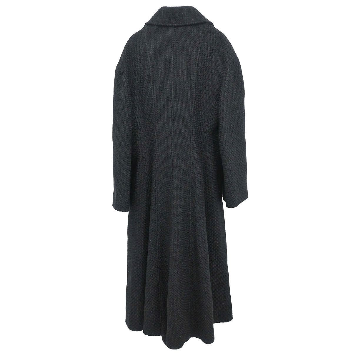 Chanel 1999 Long Coat Black #38