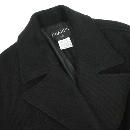 Chanel 1999 Long Coat Black #38