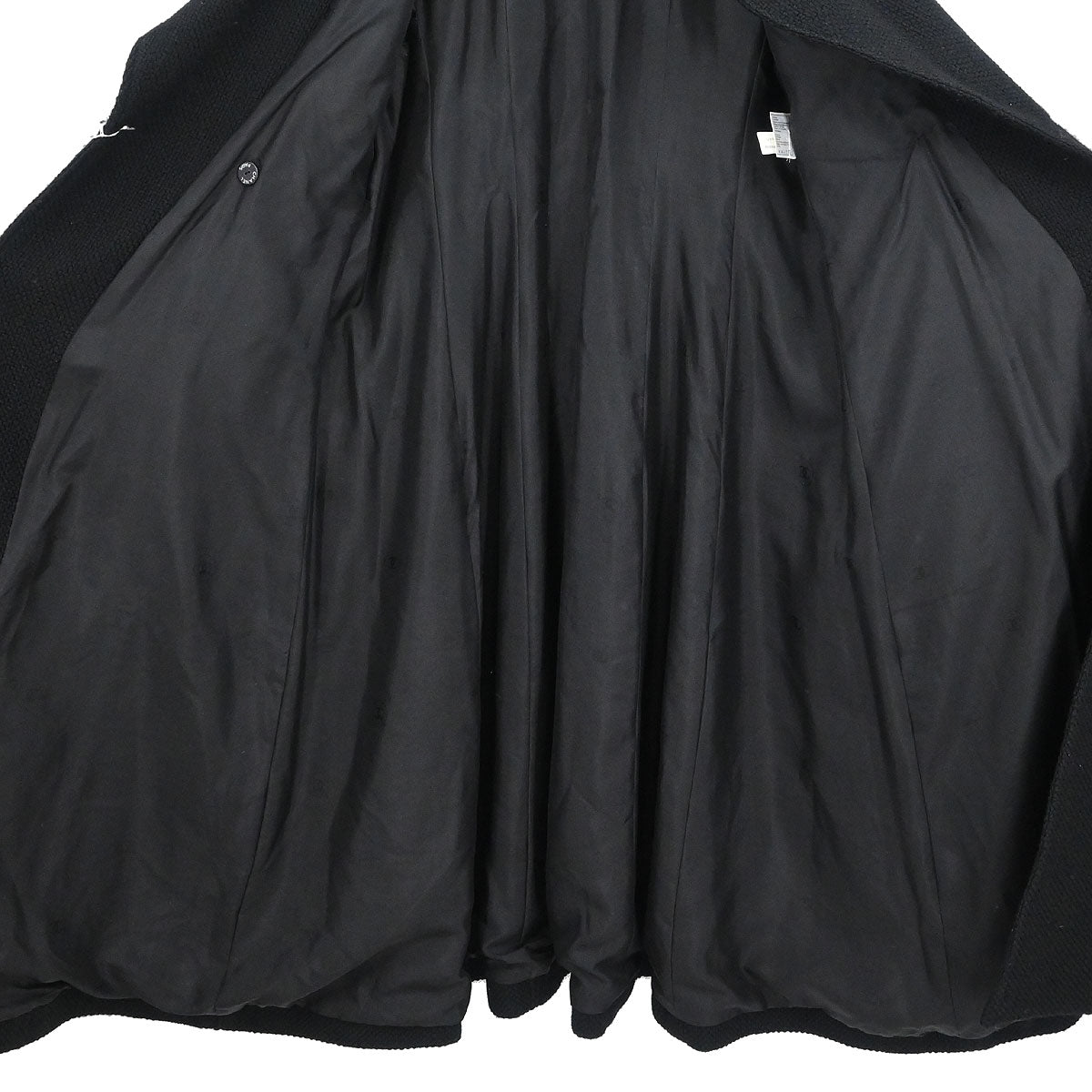Chanel 1999 Long Coat Black #38