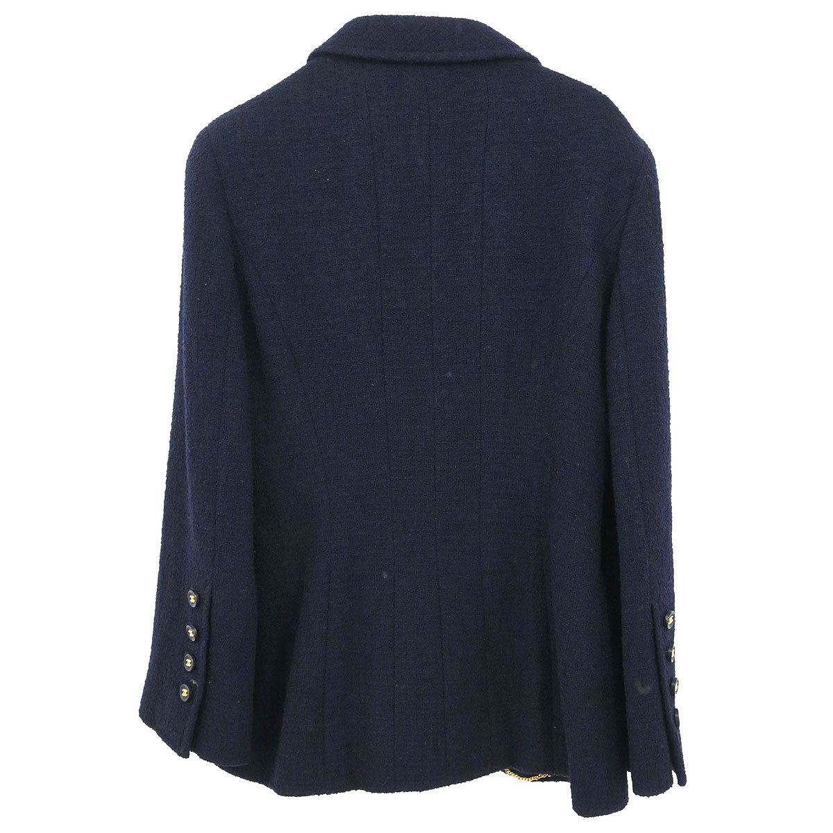 Chanel 1995 Single Breasted Jacket Navy #38