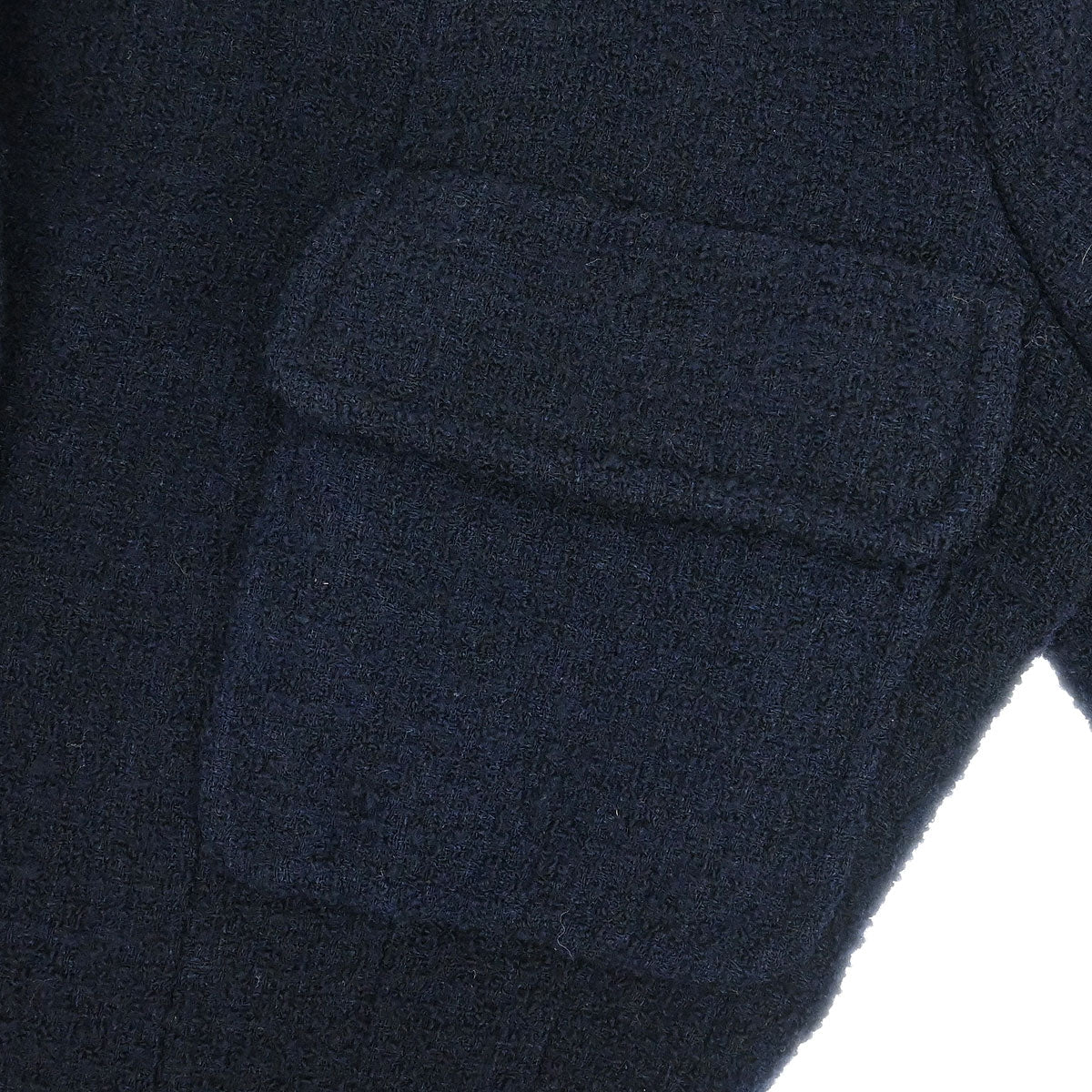 Chanel 1995 Single Breasted Jacket Navy #38