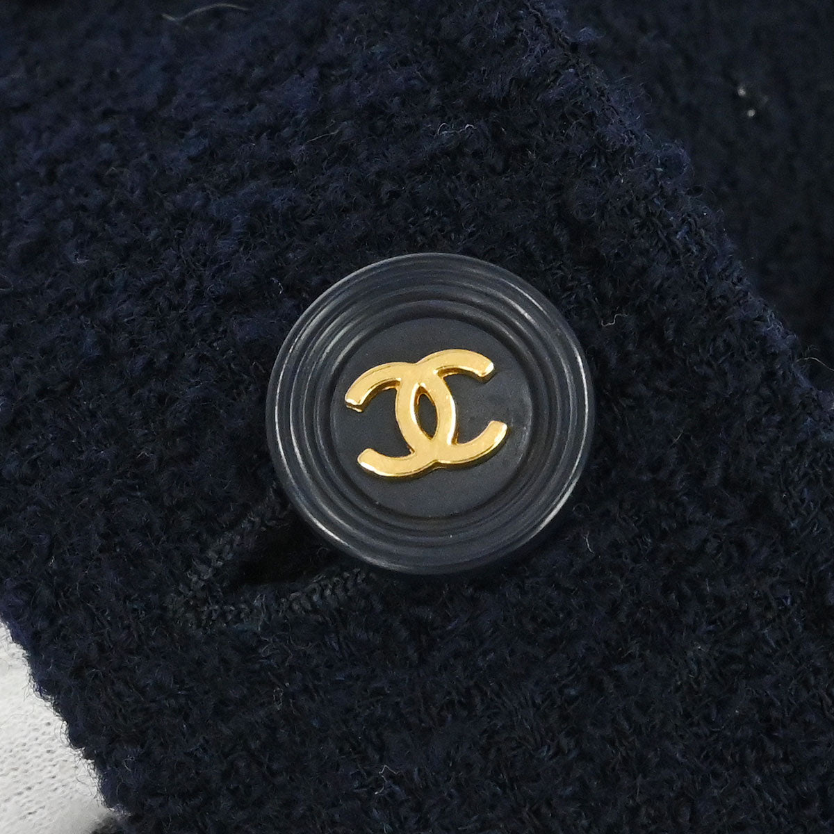 Chanel 1995 Single Breasted Jacket Navy #38
