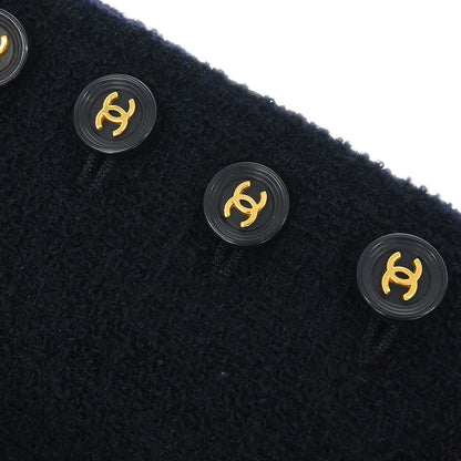 Chanel 1995 Single Breasted Jacket Navy #38