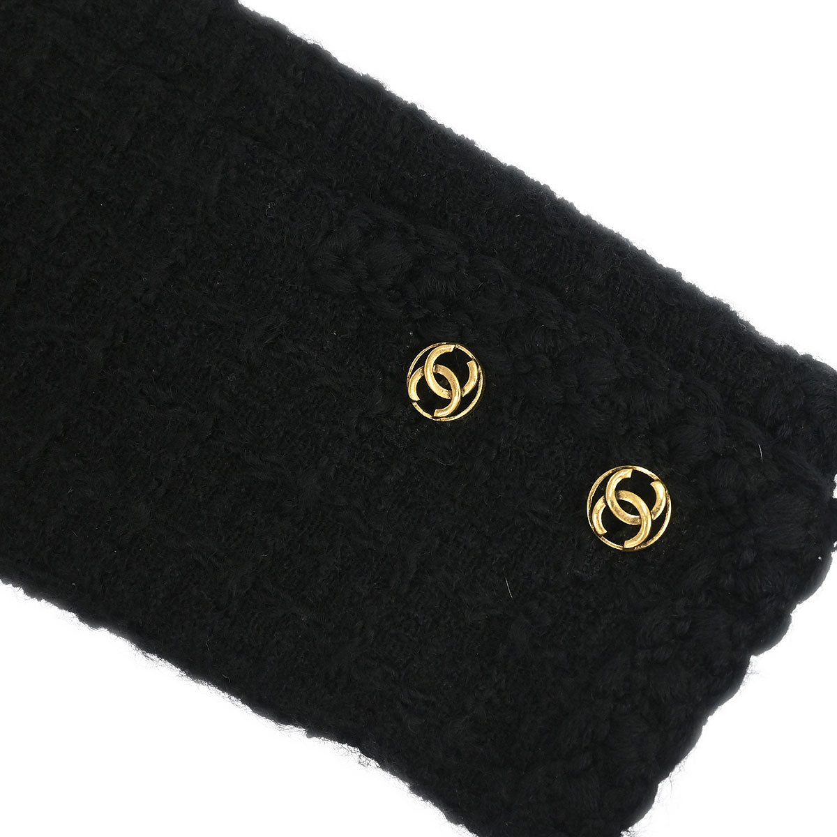Chanel Single Breasted Collarless Jacket Black #40