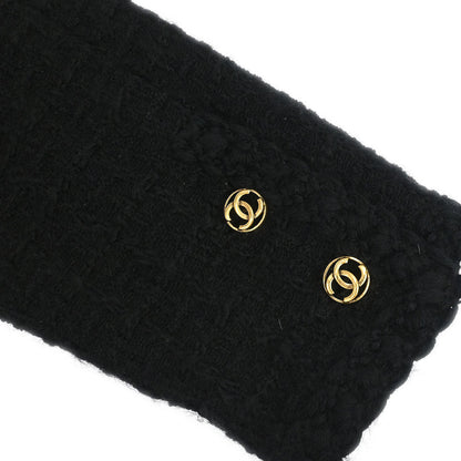 Chanel Single Breasted Collarless Jacket Black #40