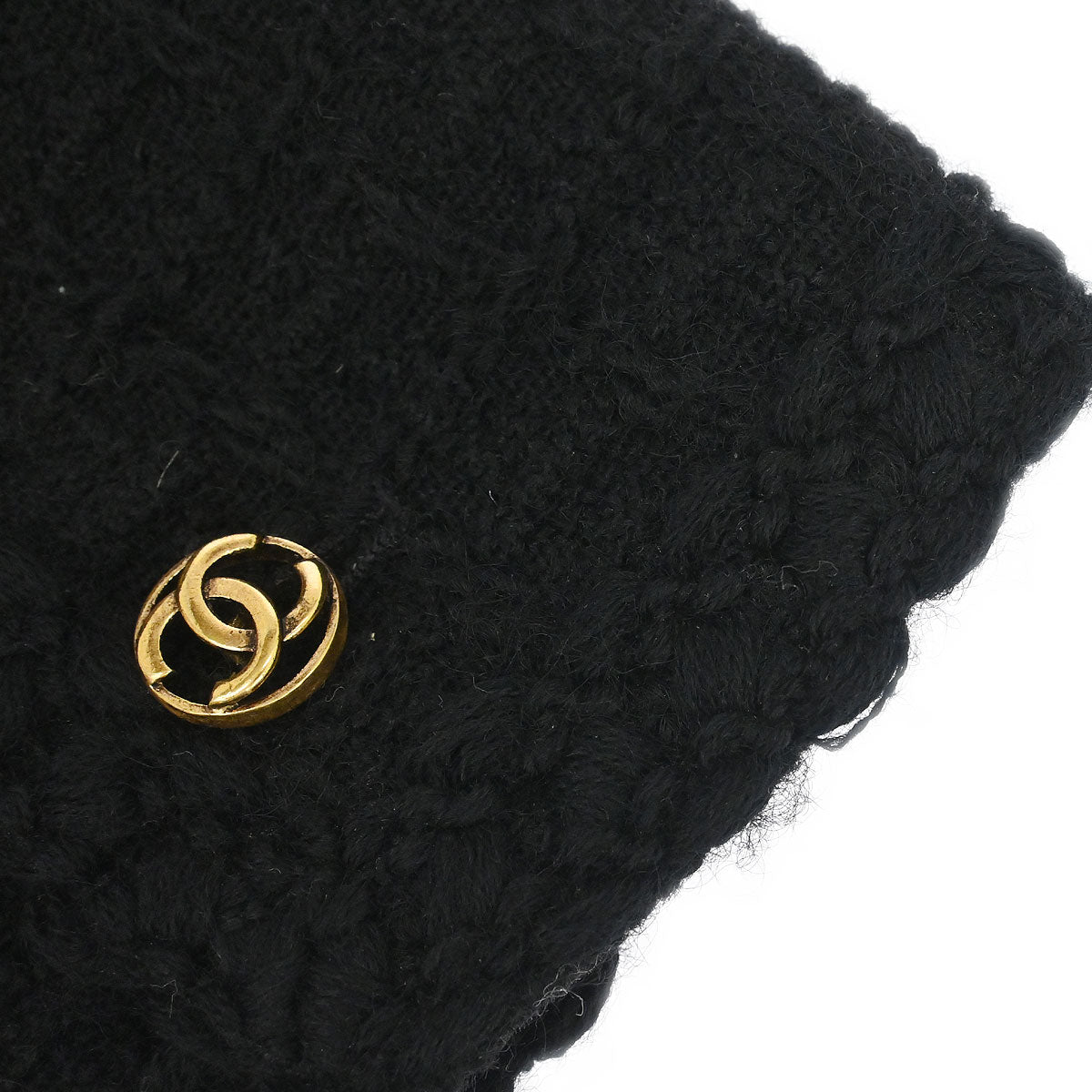 Chanel Single Breasted Collarless Jacket Black #40