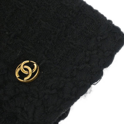 Chanel Single Breasted Collarless Jacket Black #40