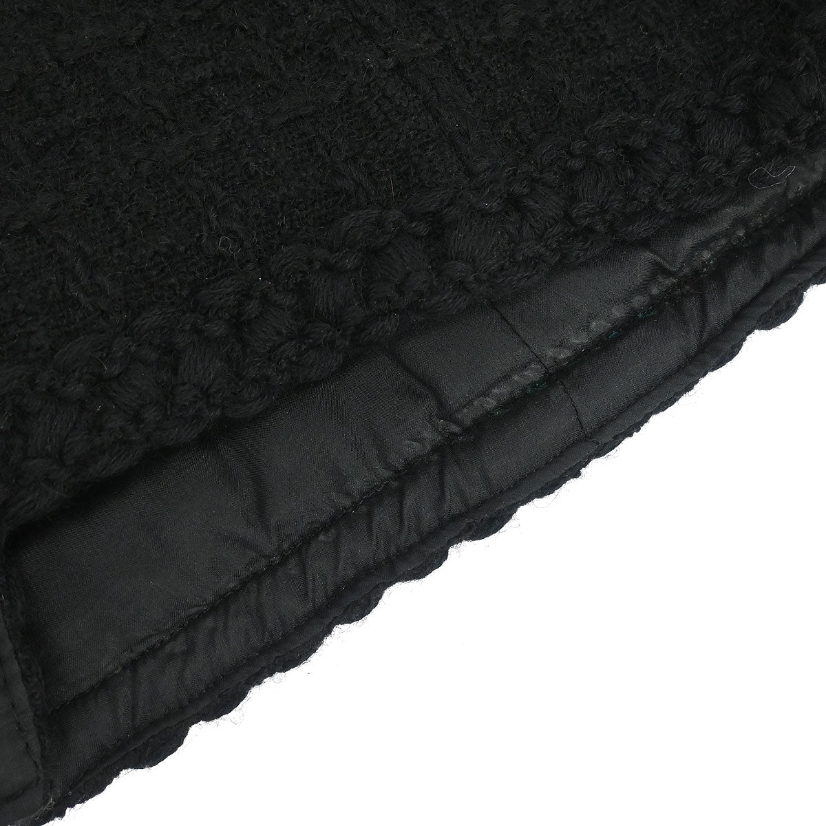 Chanel Single Breasted Collarless Jacket Black #40