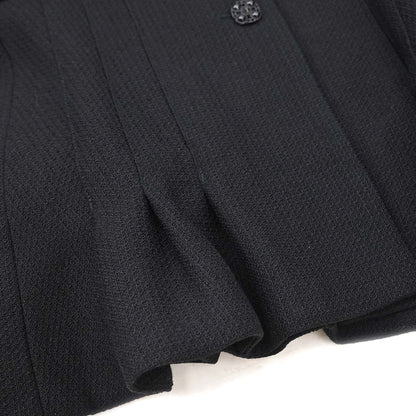 Chanel 2007 Single Breasted Jacket Black #38