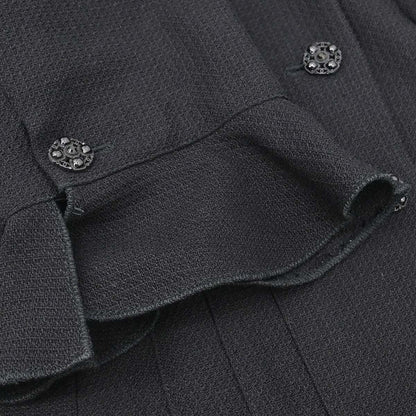 Chanel 2007 Single Breasted Jacket Black #38