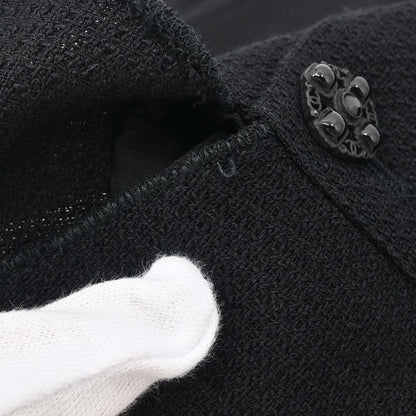 Chanel 2007 Single Breasted Jacket Black #38