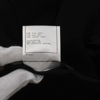 Chanel 2007 Single Breasted Jacket Black #38