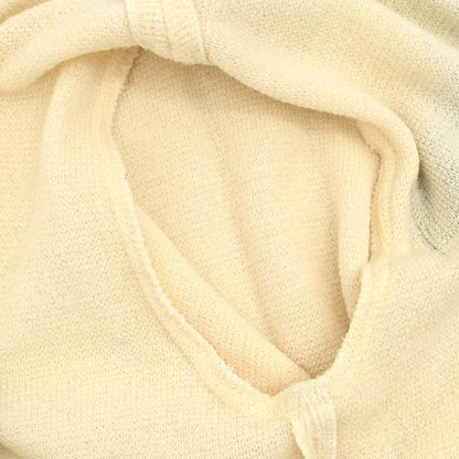 Yves Saint Laurent Setup Suit Knit Jacket Skirt Ivory #M #9