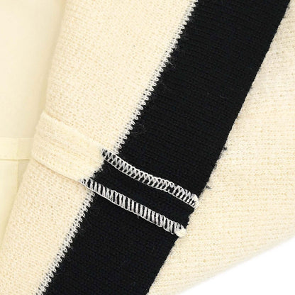 Yves Saint Laurent Setup Suit Knit Jacket Skirt Ivory #M #9