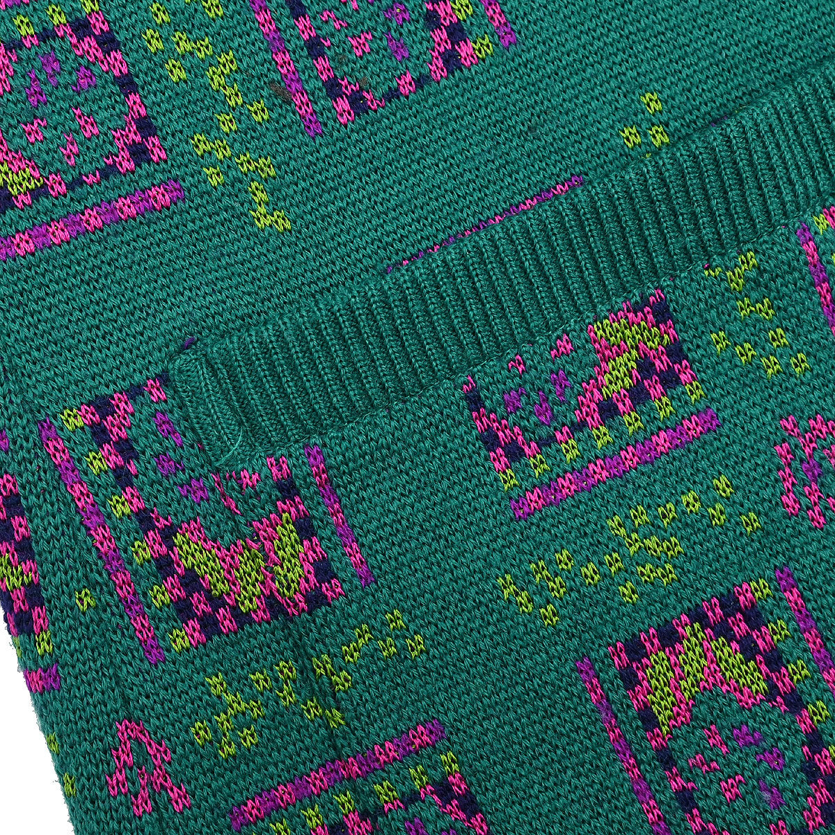 Yves Saint Laurent Setup Suit Cardigan Skirt Green #L #36–38