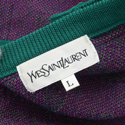 Yves Saint Laurent Setup Suit Cardigan Skirt Green #L #36–38