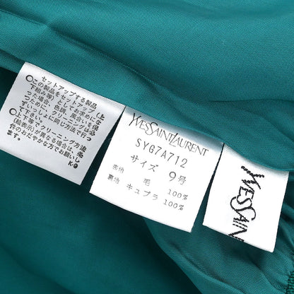 Yves Saint Laurent Setup Suit Cardigan Skirt Green #L #36–38