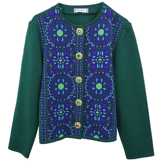 Yves Saint Laurent Cardigan Green #M