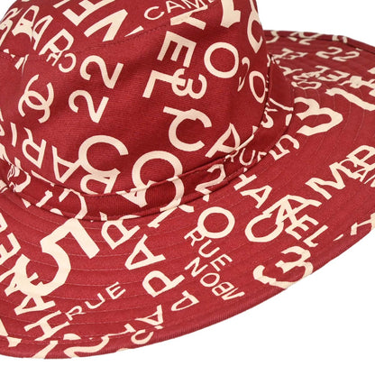Chanel By Sea Hat Red #58 Small Good