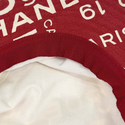 Chanel By Sea Hat Red #58 Small Good