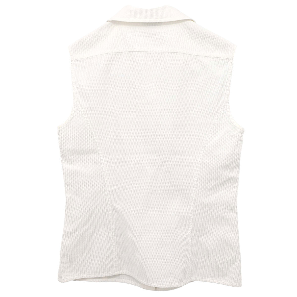 Chanel Sleeveless Vest Top White