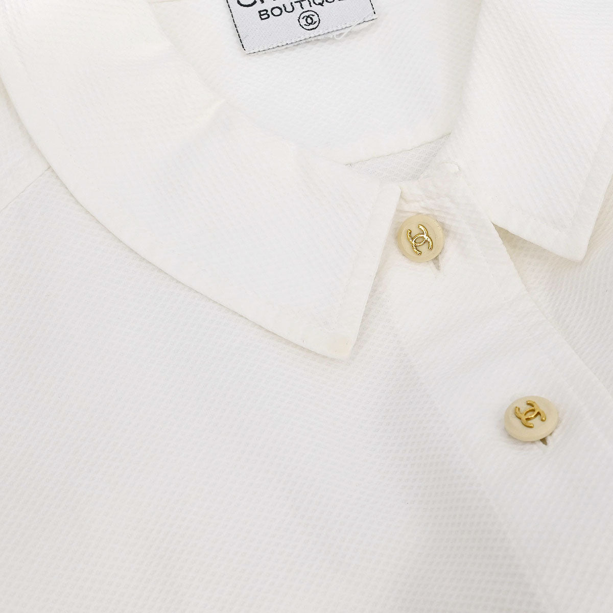 Chanel Sleeveless Vest Top White