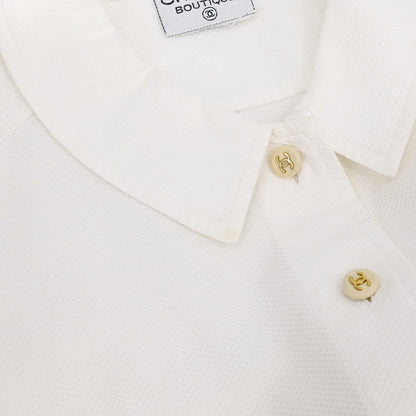 Chanel Sleeveless Vest Top White