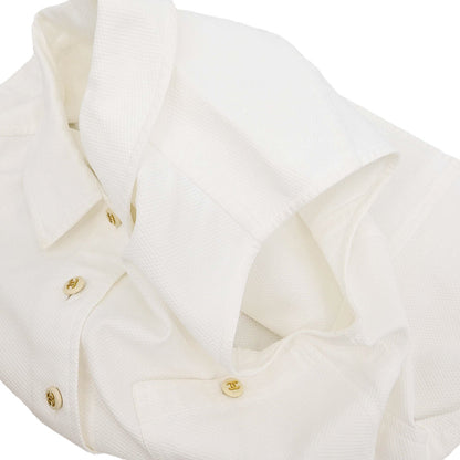 Chanel Sleeveless Vest Top White