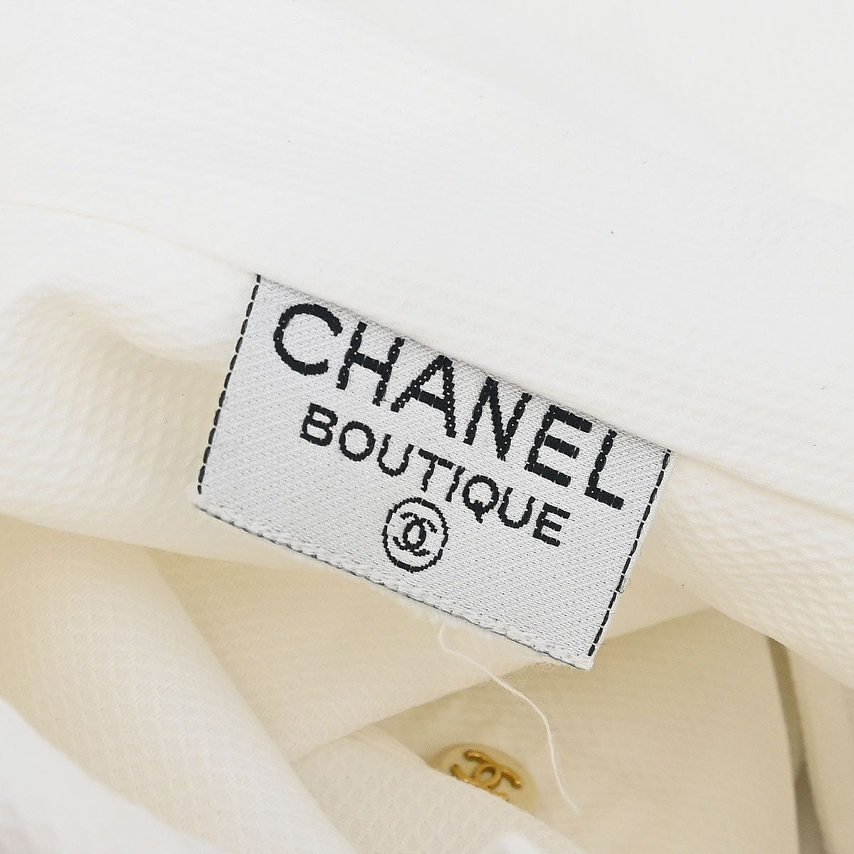 Chanel Sleeveless Vest Top White