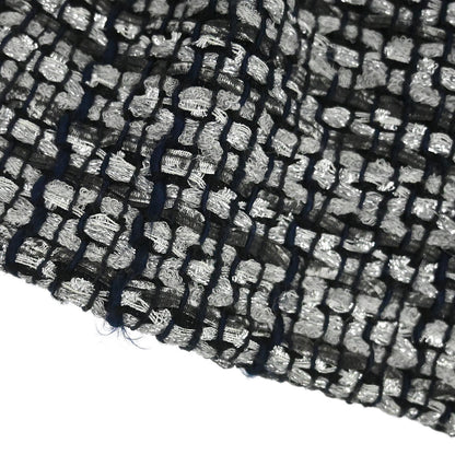 Chanel 2018-2019 Single Breasted Tweed Jacket Gray #44
